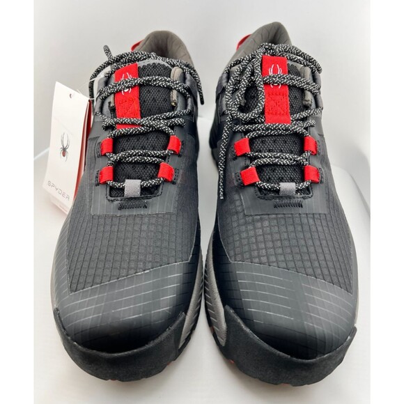 NIB Spyder Blackburn Men’s 11.5 M Waterproof Hiking Shoes Black Red Outdoorsman main image 10